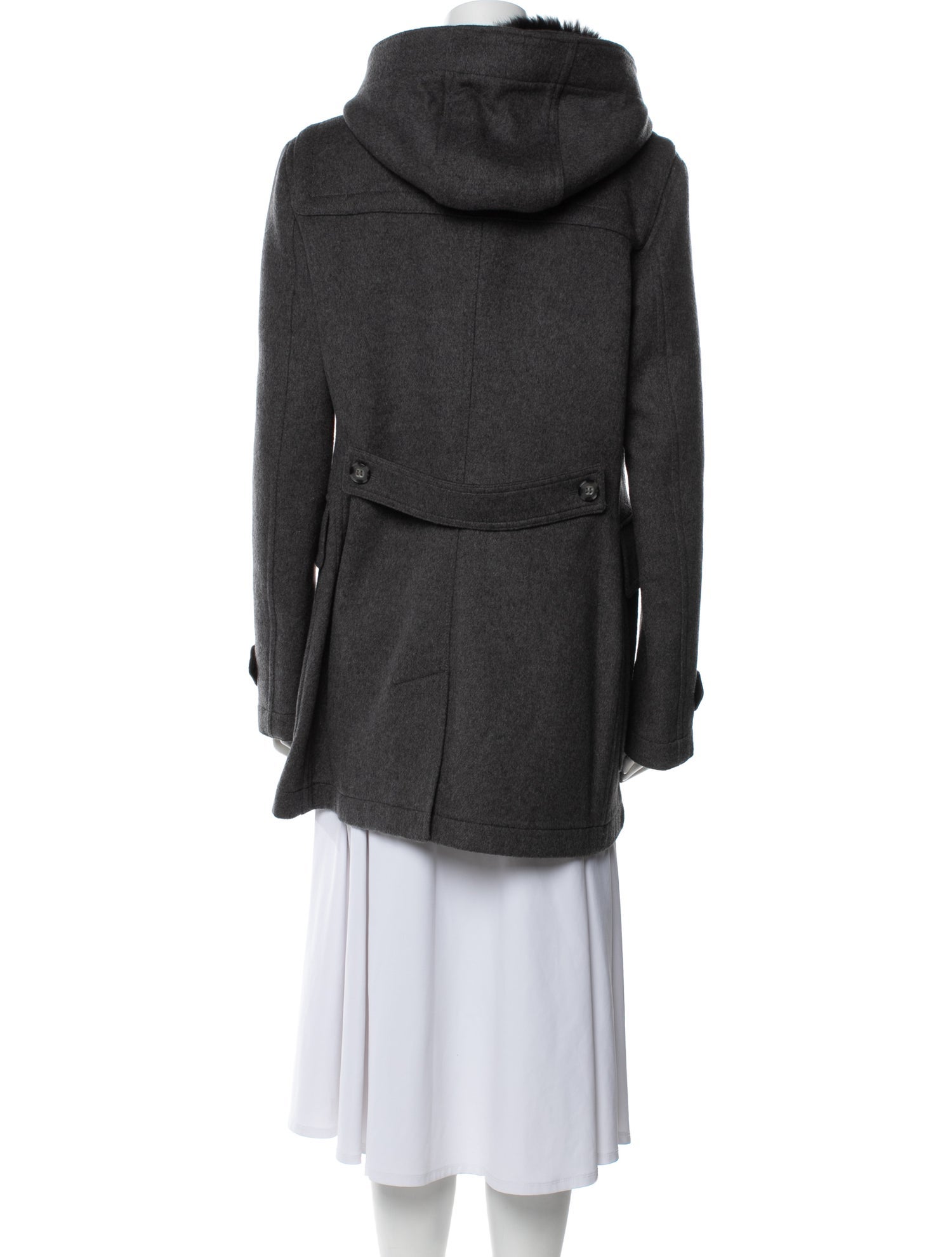 Burberry Brit Wool Fur Coat